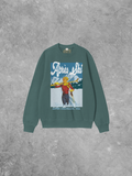 Underground Original Design: Apres Ski, Aspen Social Club Boxy Cotton Sweatshirt