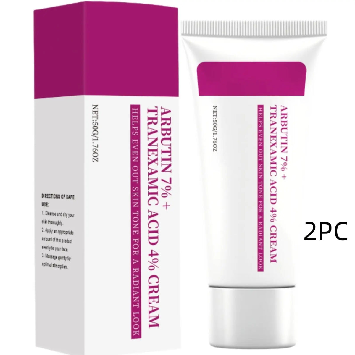 Arbutin 7% and Tranexamic Acid 4% Brightening Cream