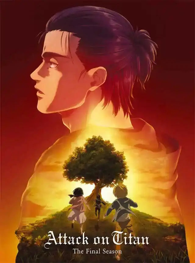 Attack on titan final season trench coat poster bedroom wall art