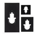 Elegant Concrete Hamsa for Home or Office - Hamsa Series