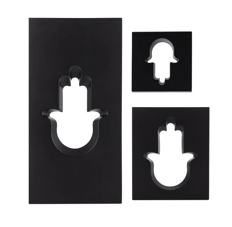 Elegant Concrete Hamsa for Home or Office - Hamsa Series