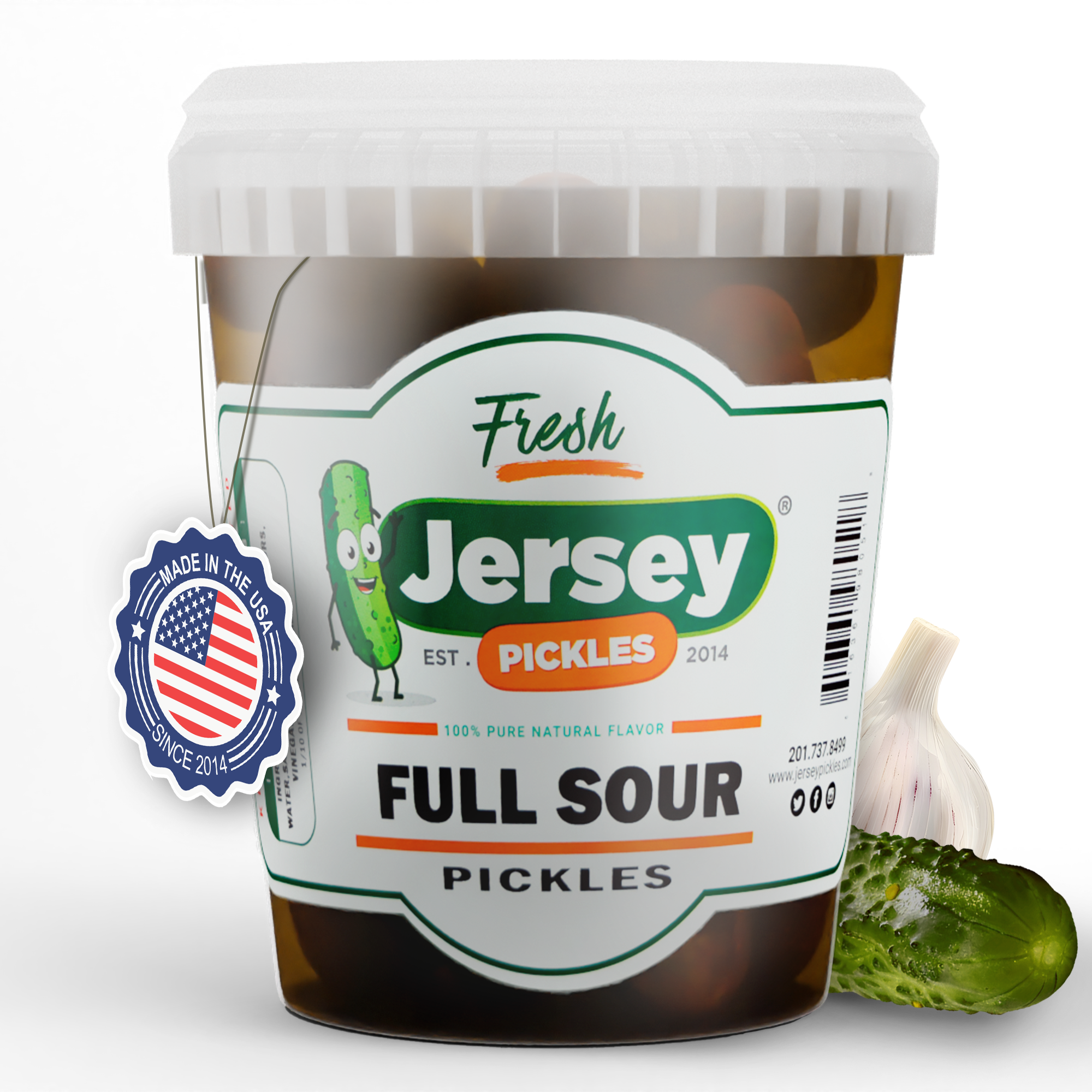 Whole Full Sour Pickles