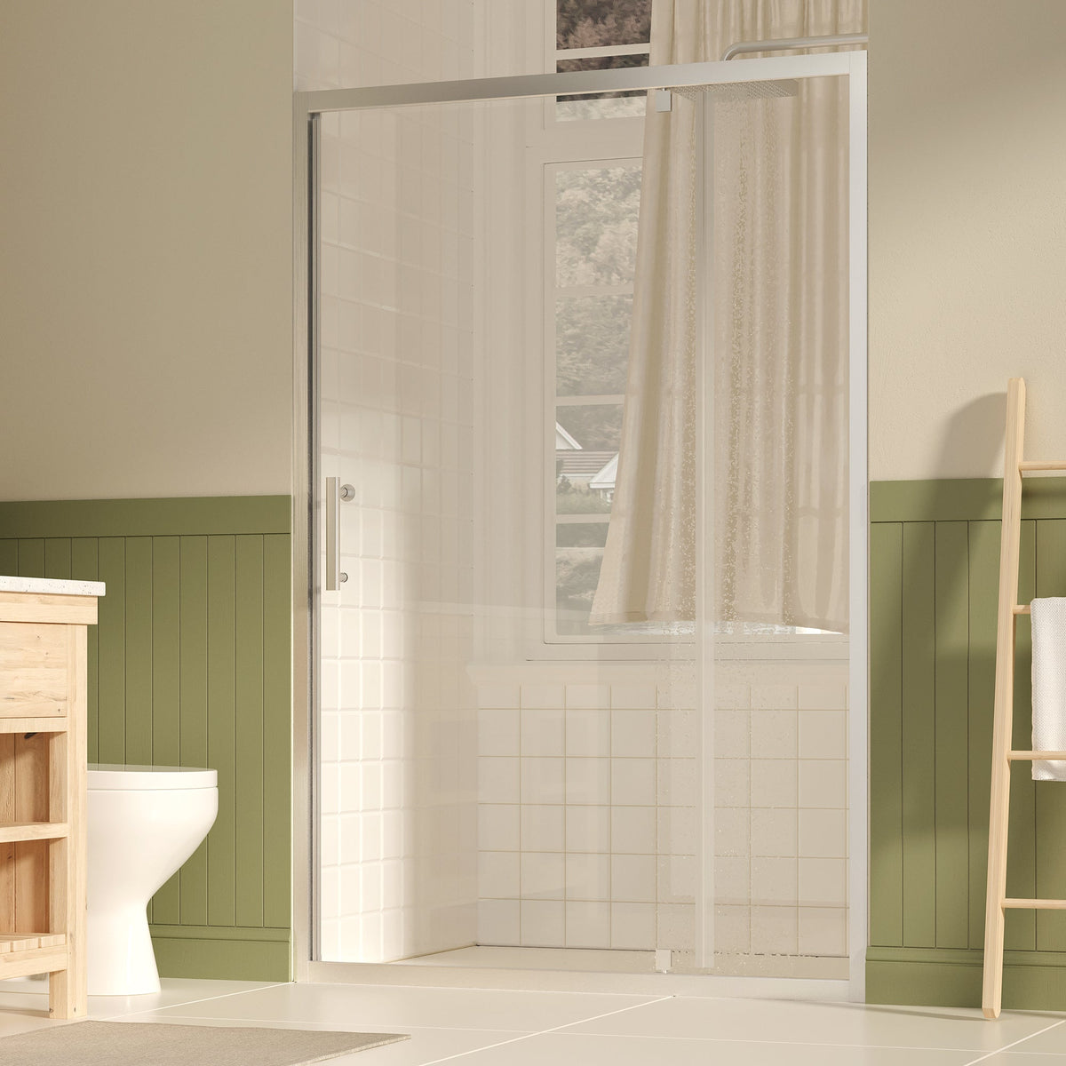 Pivot Shower Door - 47-49" W × 72" H