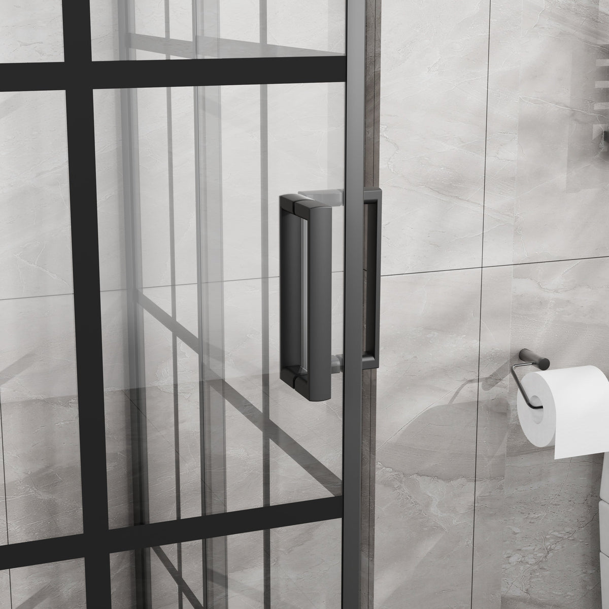 Goodyo Corner Shower Door 36 in. D x 36 in. W x 72 in. H