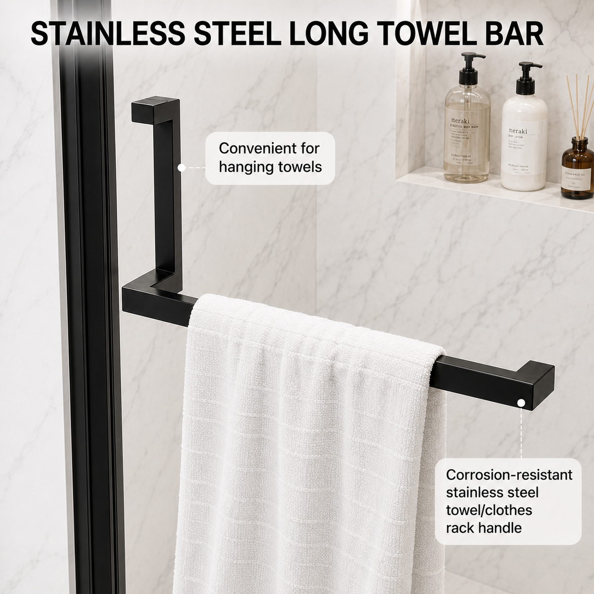 34"-35.2" x 72" Semi-Frameless Pivot Shower Door, Matte Finish