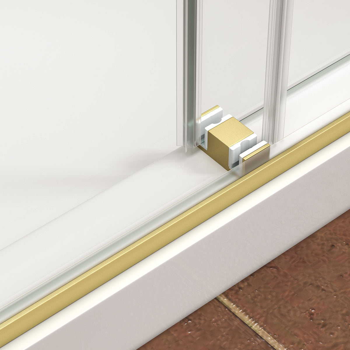 Frameless Shower Door 55"-60" W x 76" H