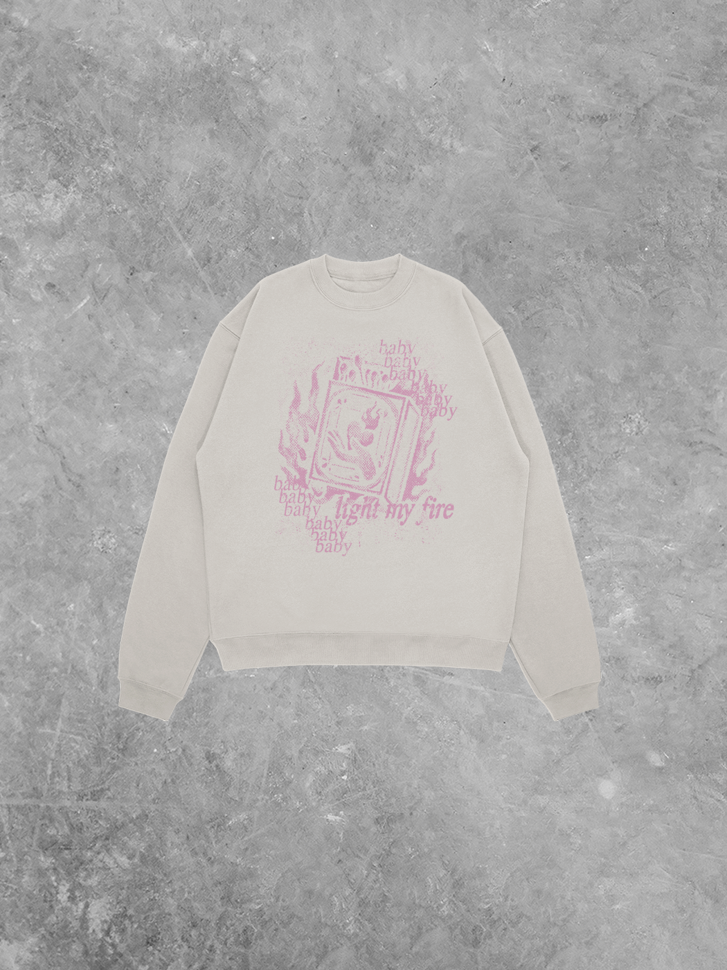 Underground Original Design: Baby Light My Fire Relaxed AS Sweatshirt