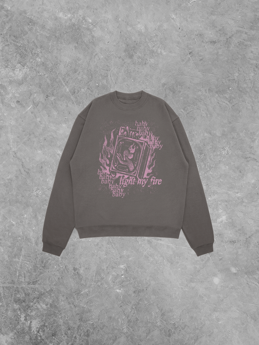 Underground Original Design: Baby Light My Fire Relaxed AS Sweatshirt