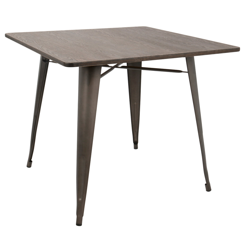 36" Farmhouse Dining Table in Antique Finish