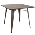 36" Farmhouse Dining Table in Antique Finish