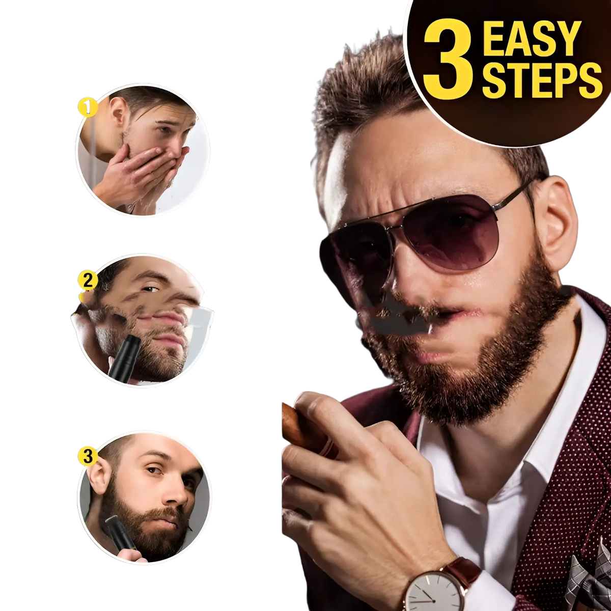 Beard Filler Stick Hair Thickening Styling Pen