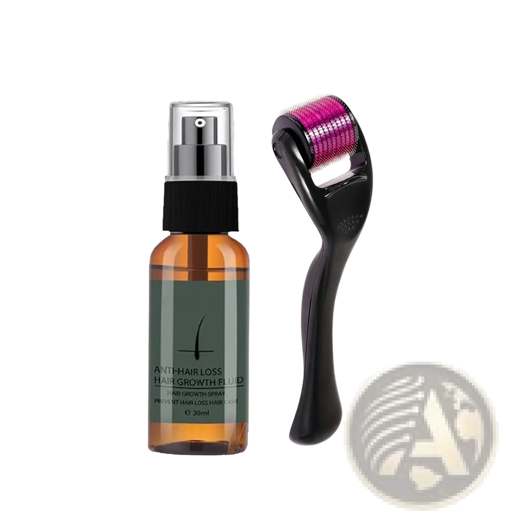 Beard Growth Spray and Derma Roller Kit 30ml