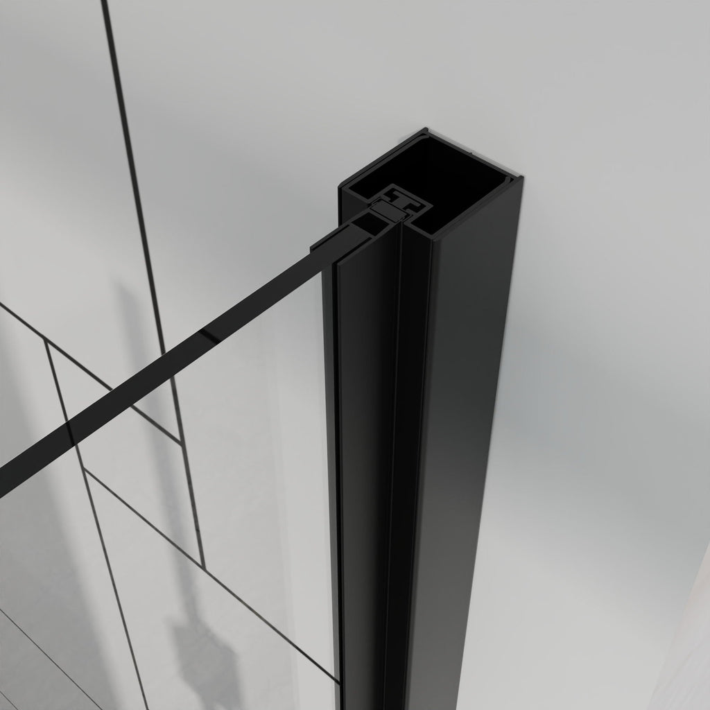 Bifold Frameless Shower Door With Tempered Clear Glass