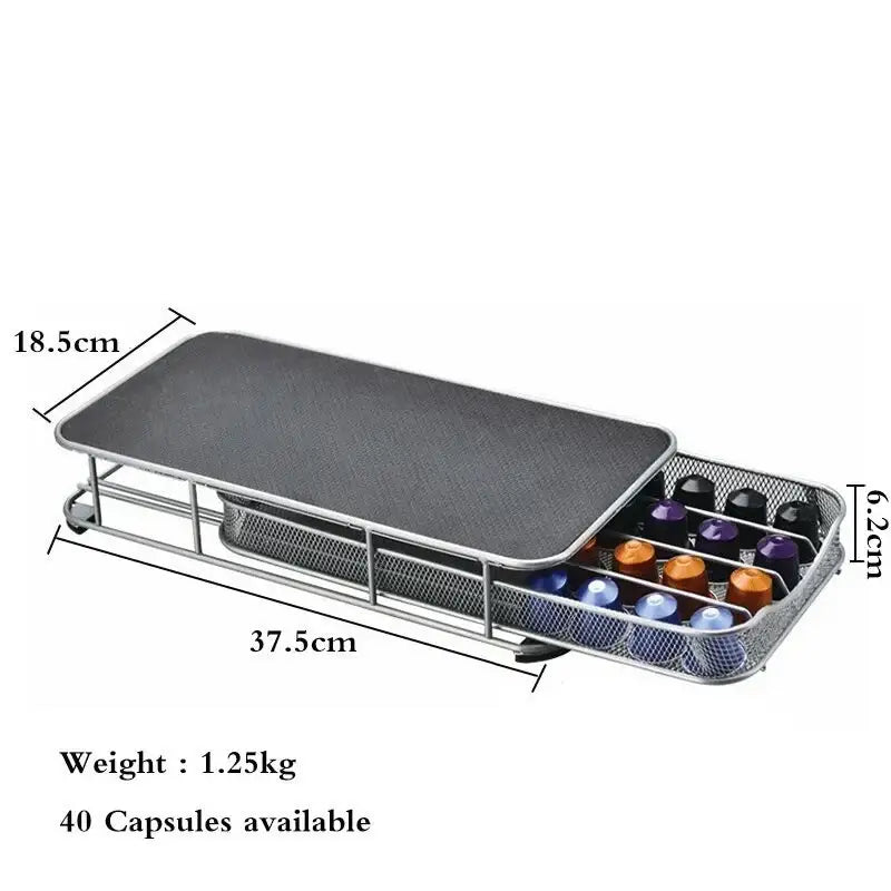 DecorBites™ Coffee Capsule Organizer Stand for Nespresso Pods