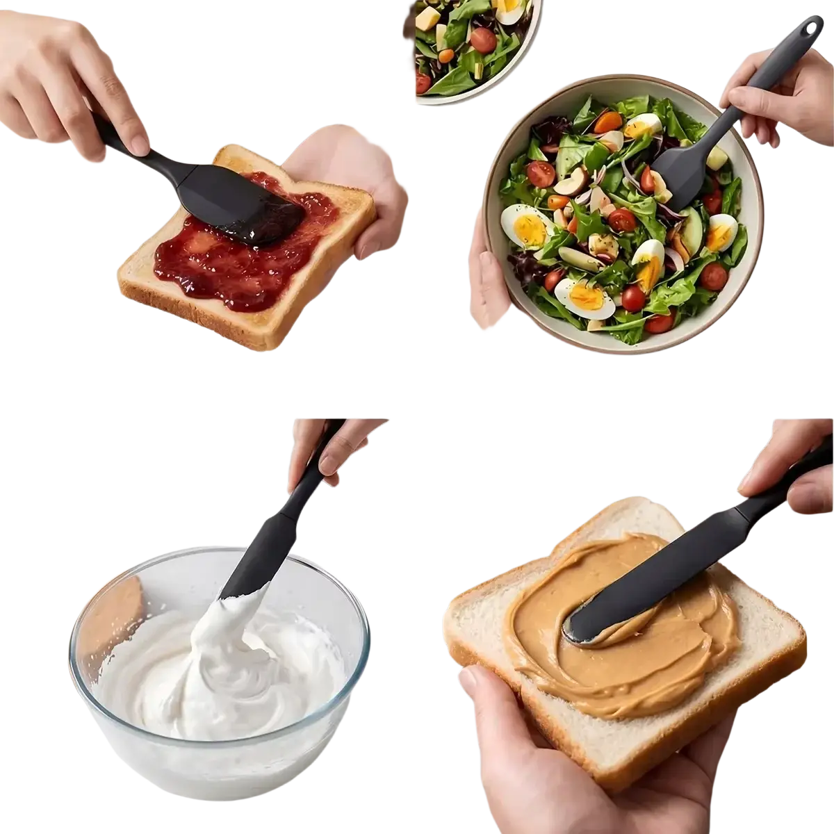 Black Silicone Kitchenware Set and Baking Tool
