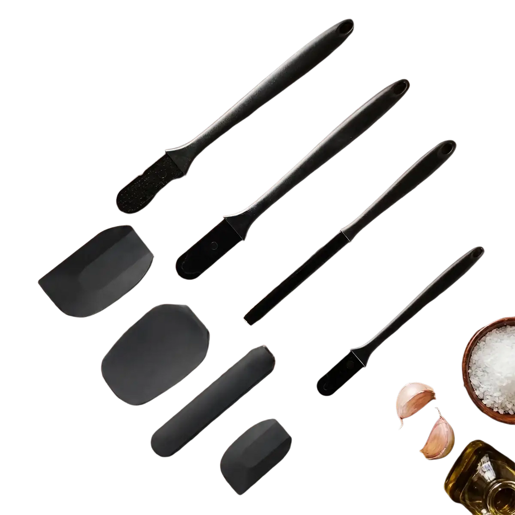 Black Silicone Kitchenware Set and Baking Tool