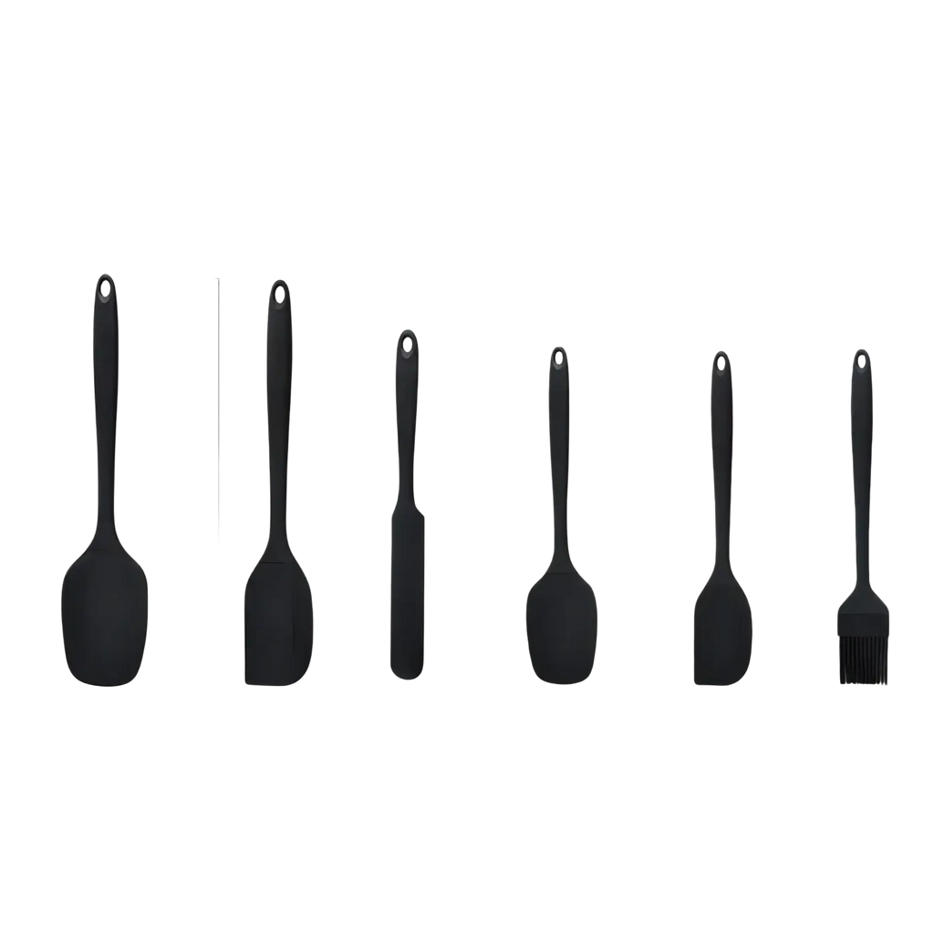 Black Silicone Kitchenware Set and Baking Tool