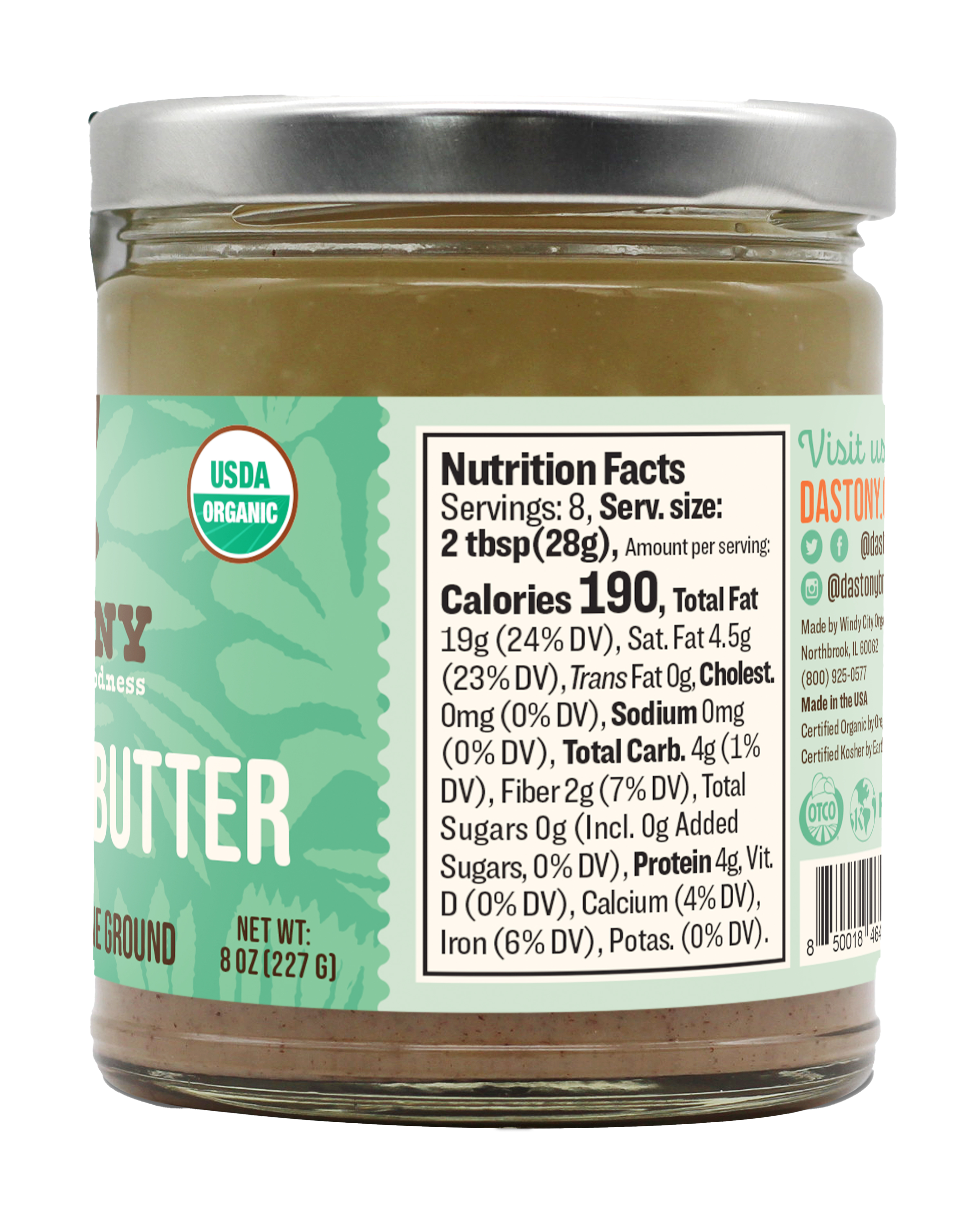 Organic Raw Brazil Nut Butter