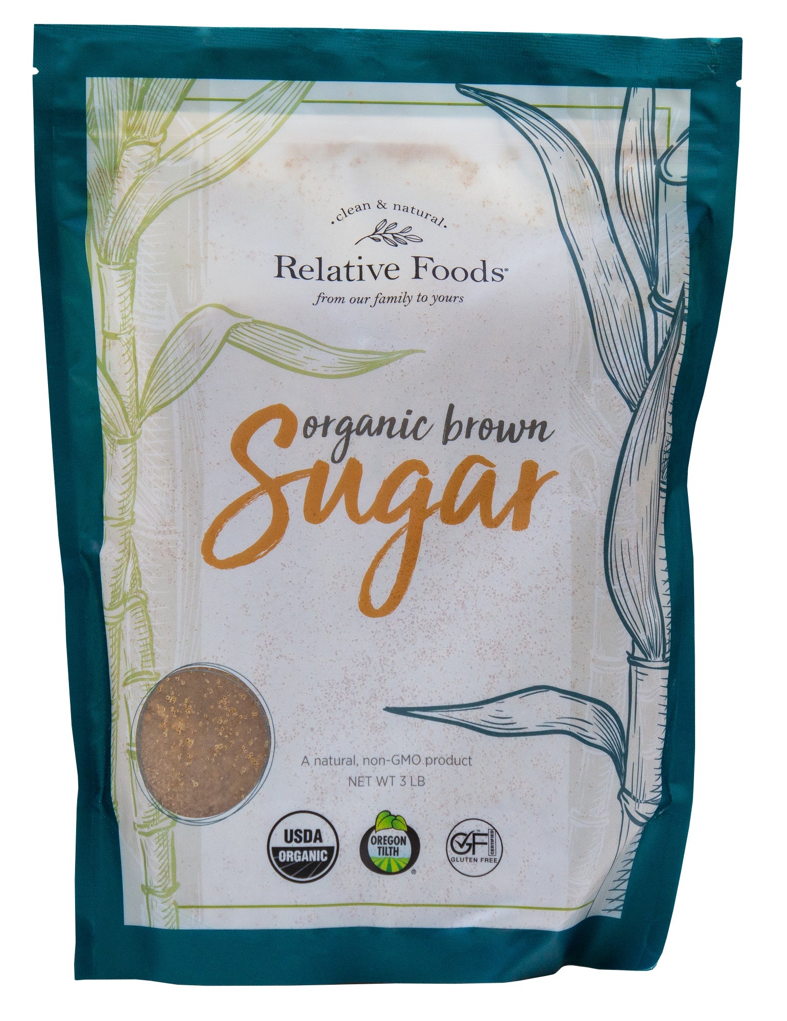 Brown Sugar - Organic, Non-GMO, Gluten Free