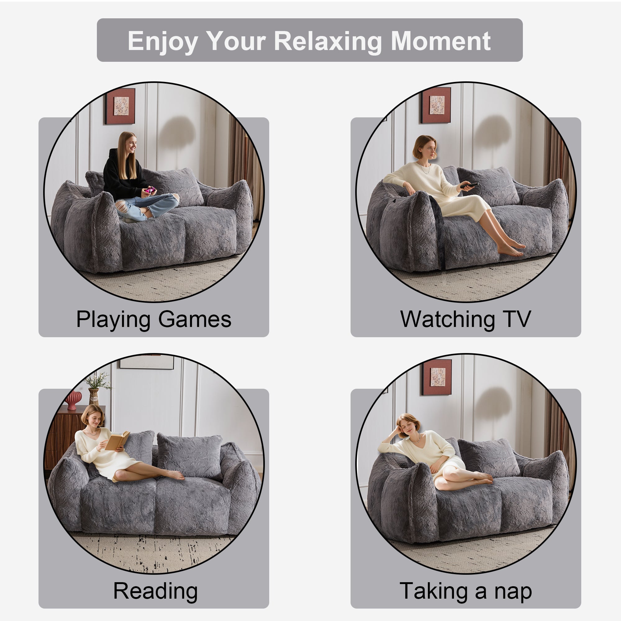 Giant Bean Bag Couch for Adults