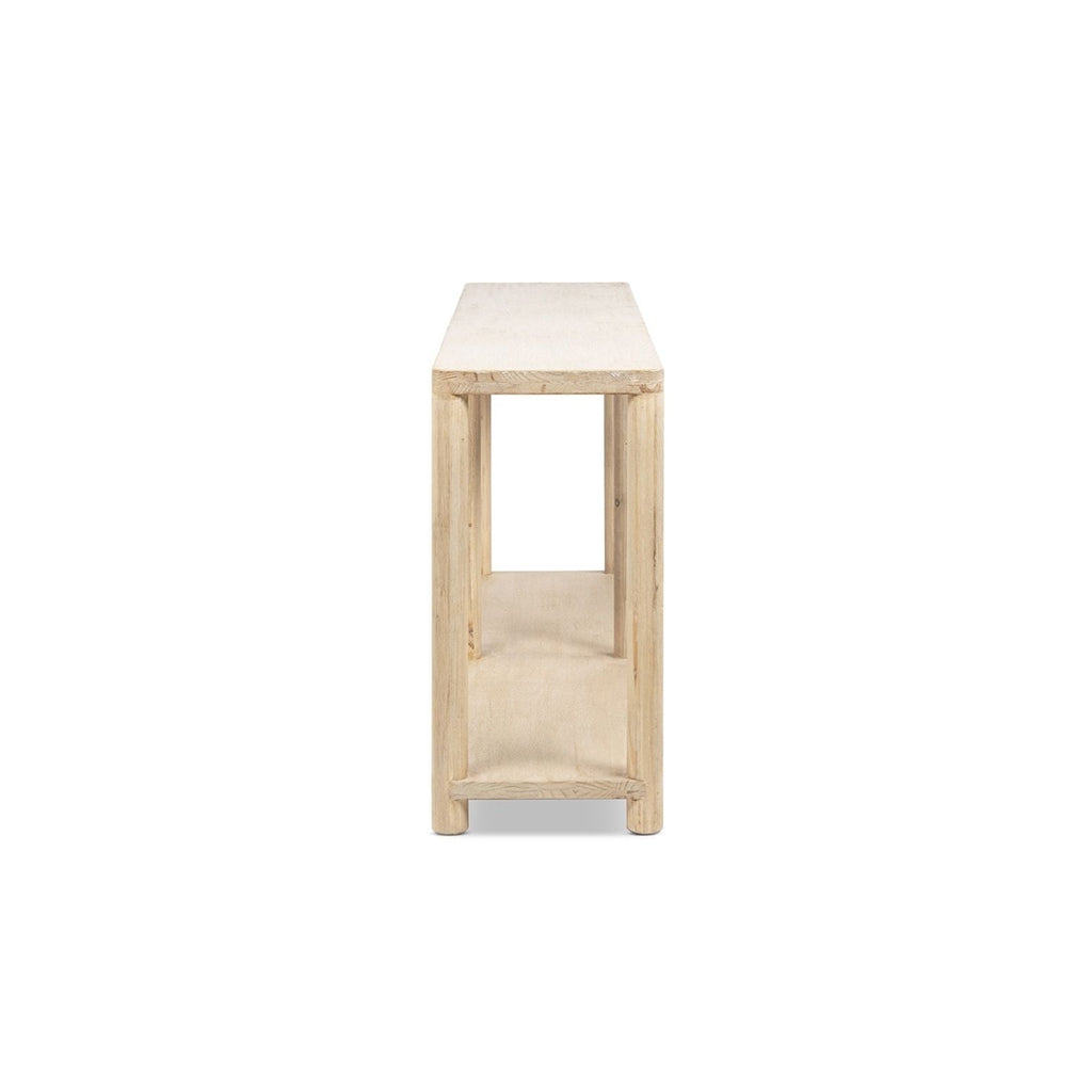Milo - Console Table With Lower Shelf - Natural