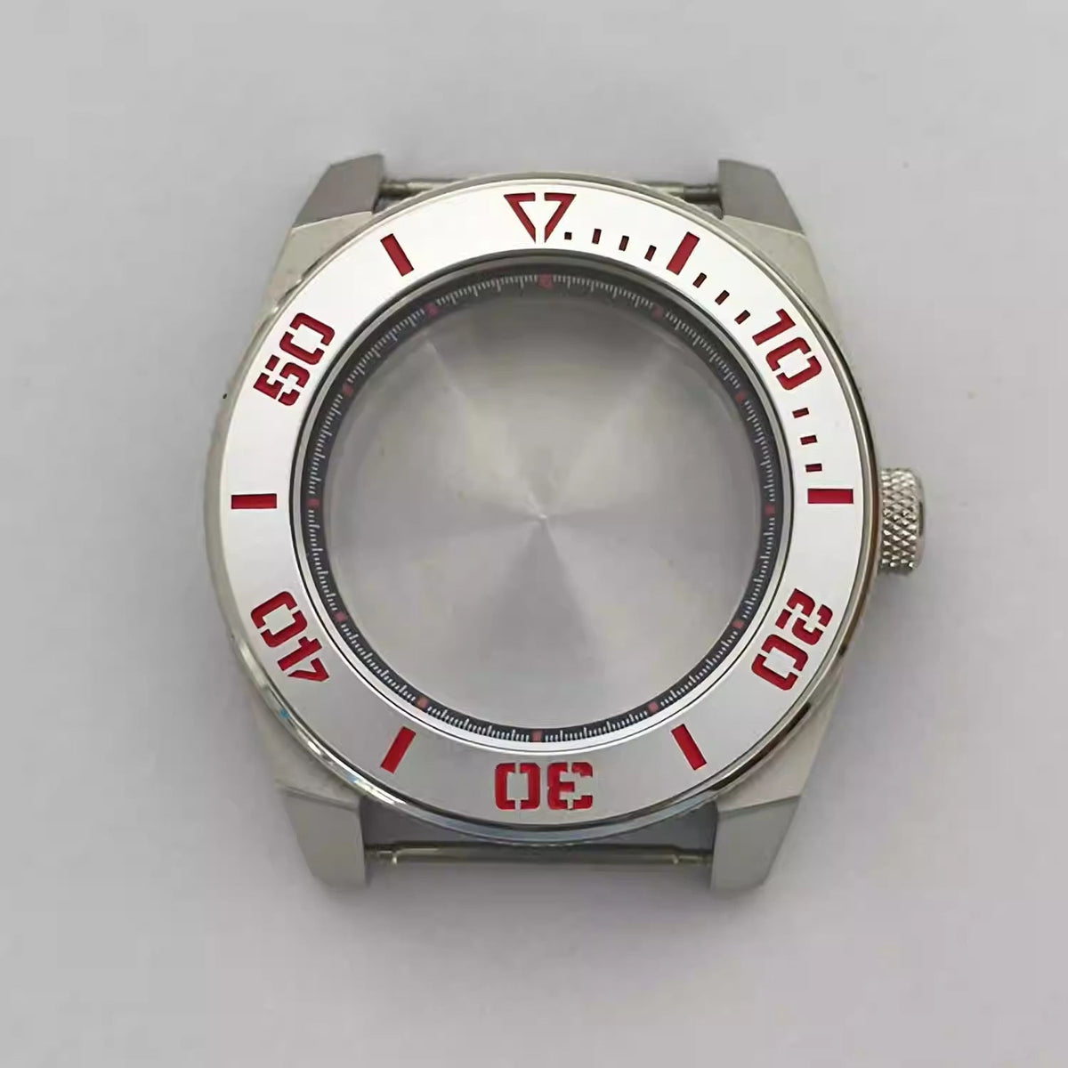 43mm 316 Stainless Steel Aluminum Bezel Watch Case Accessory