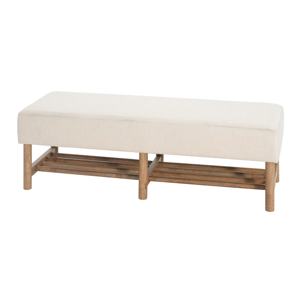Rectangular Upholstered Storage Bench