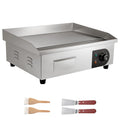 Commercial Electric Griddle with Adjustable Temp Control - Stainless Steel