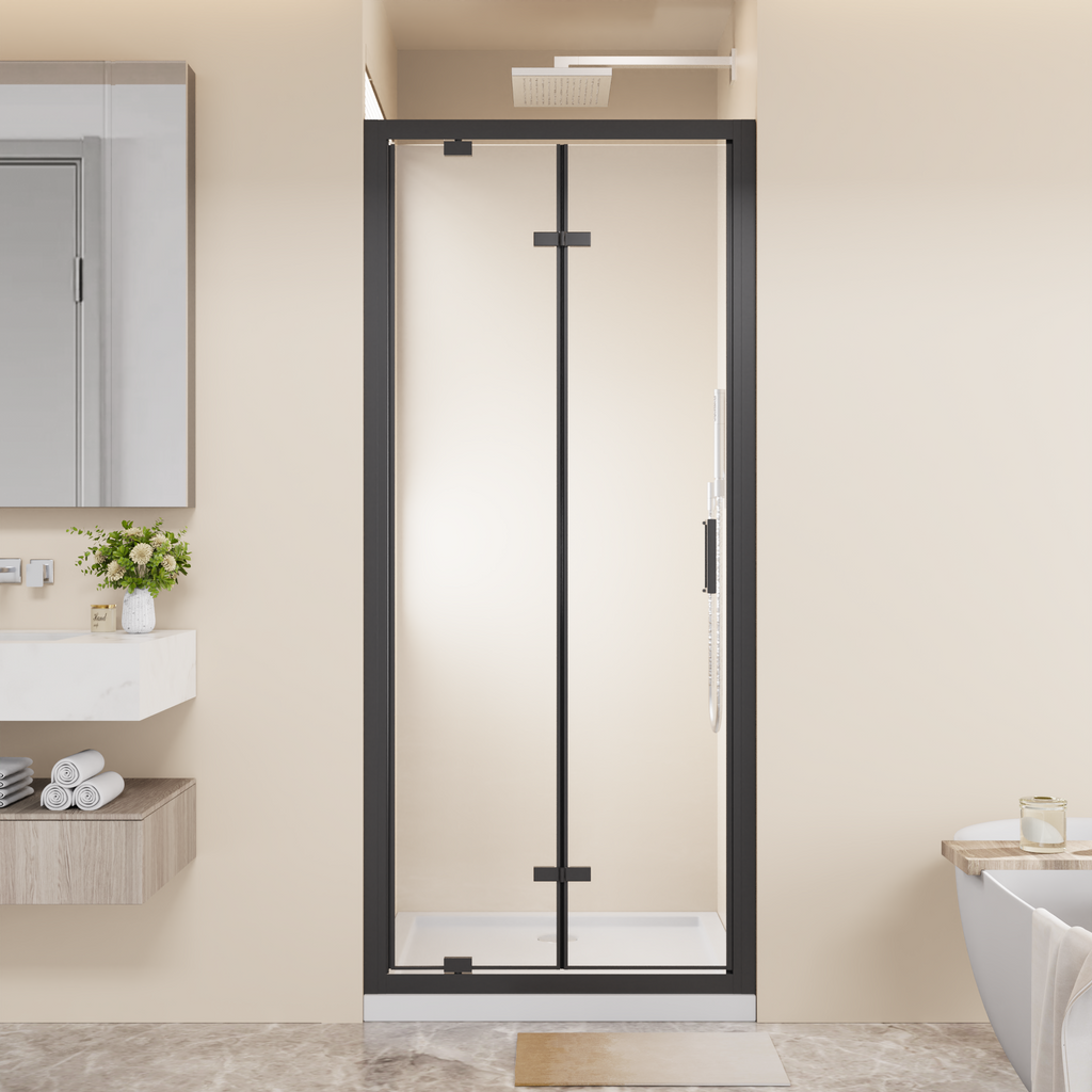 Framed Bi-fold Pivot Shower Door 32"x72"
