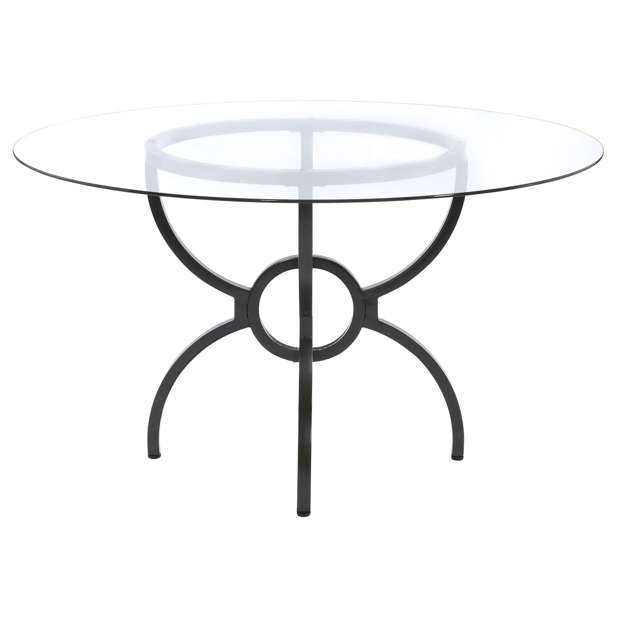 Marina Gunmetal 48-Inch Round Dining Table