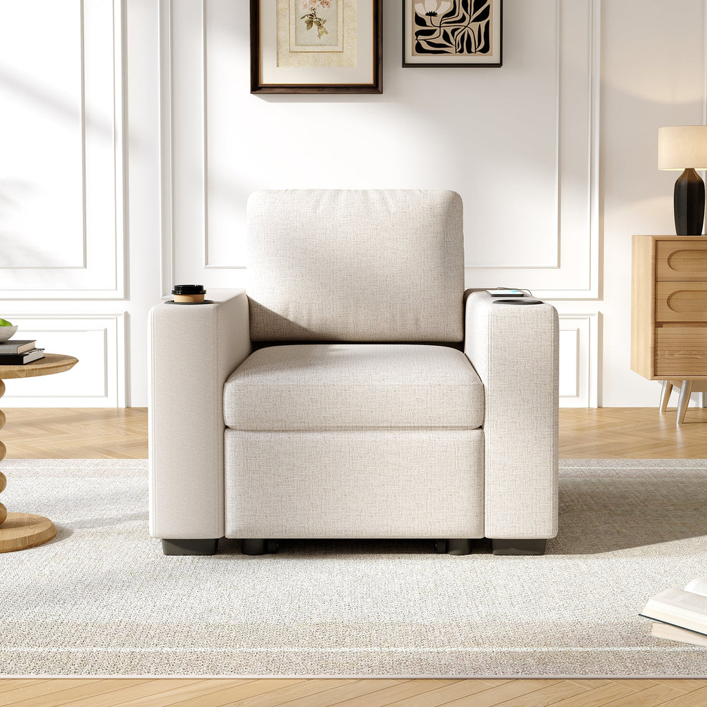 Modern Pull-Out Sofa Bed