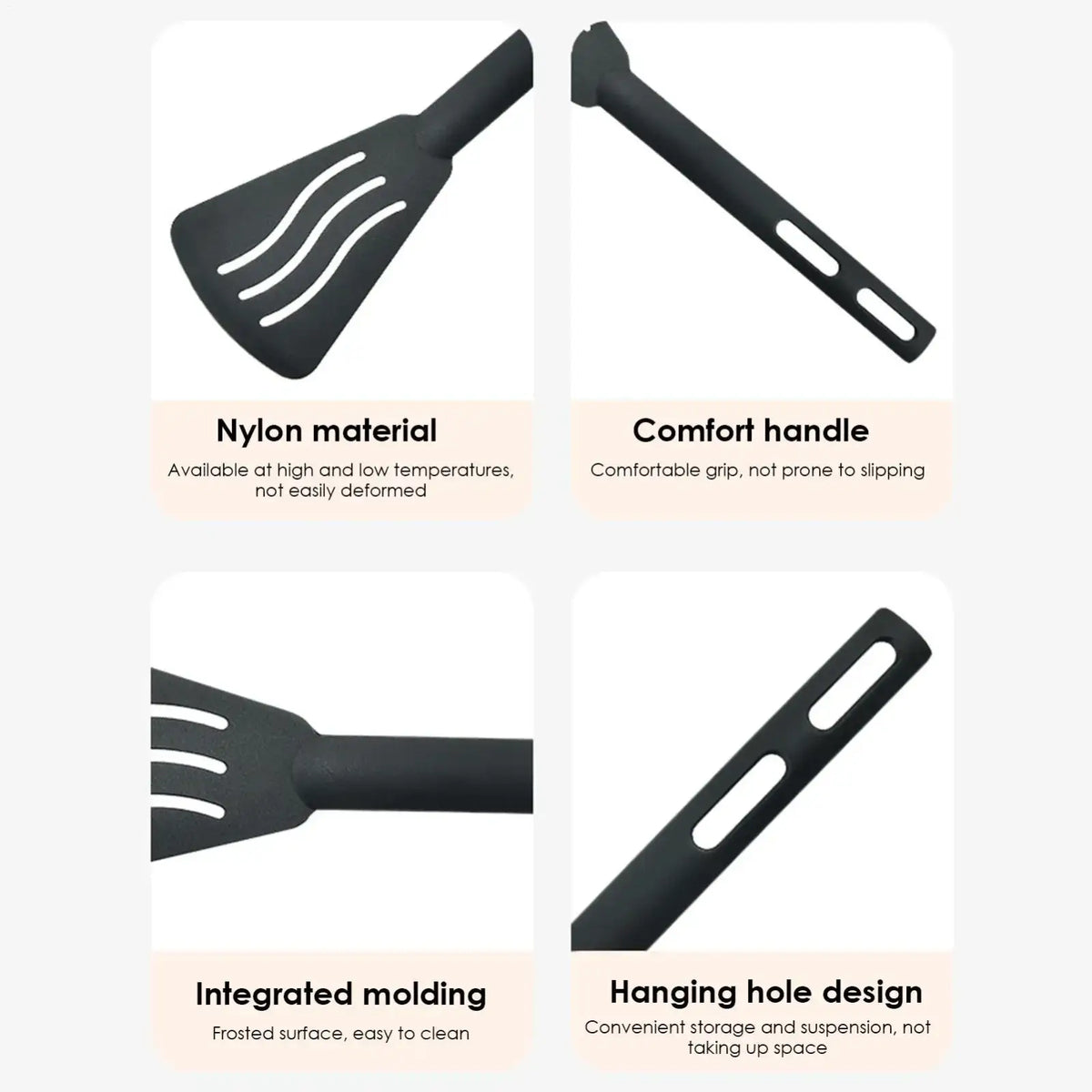 Camping Kitchen Utensils Set Nylon Cookware