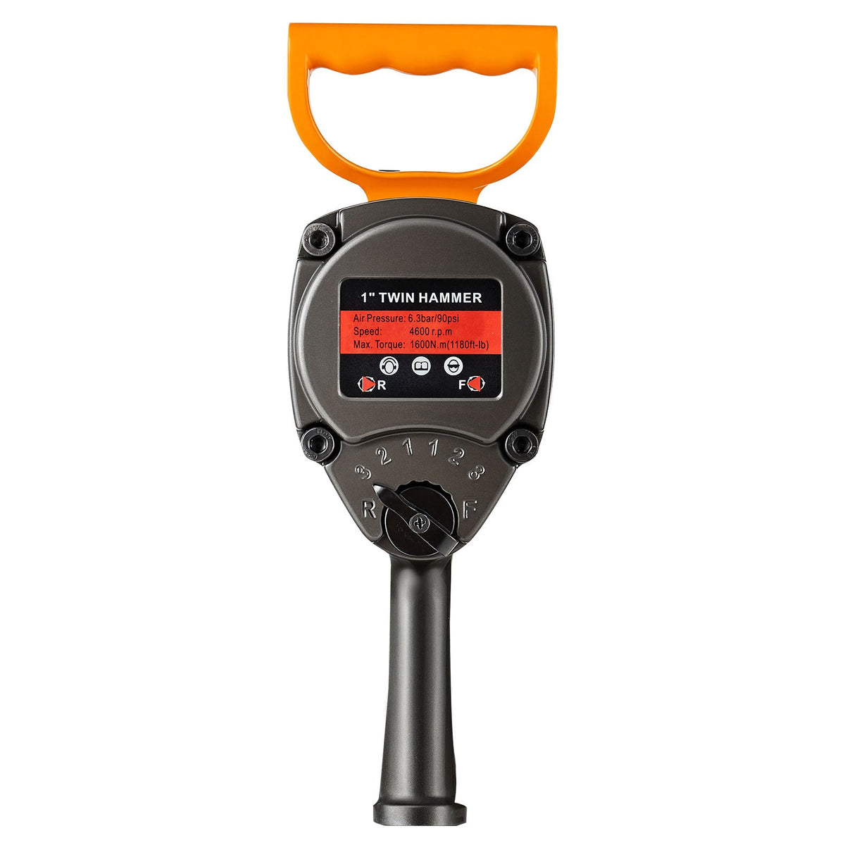 1 Inch Air Impact Wrench, Up to 1200 ft-lbs Nut-Busting Torque