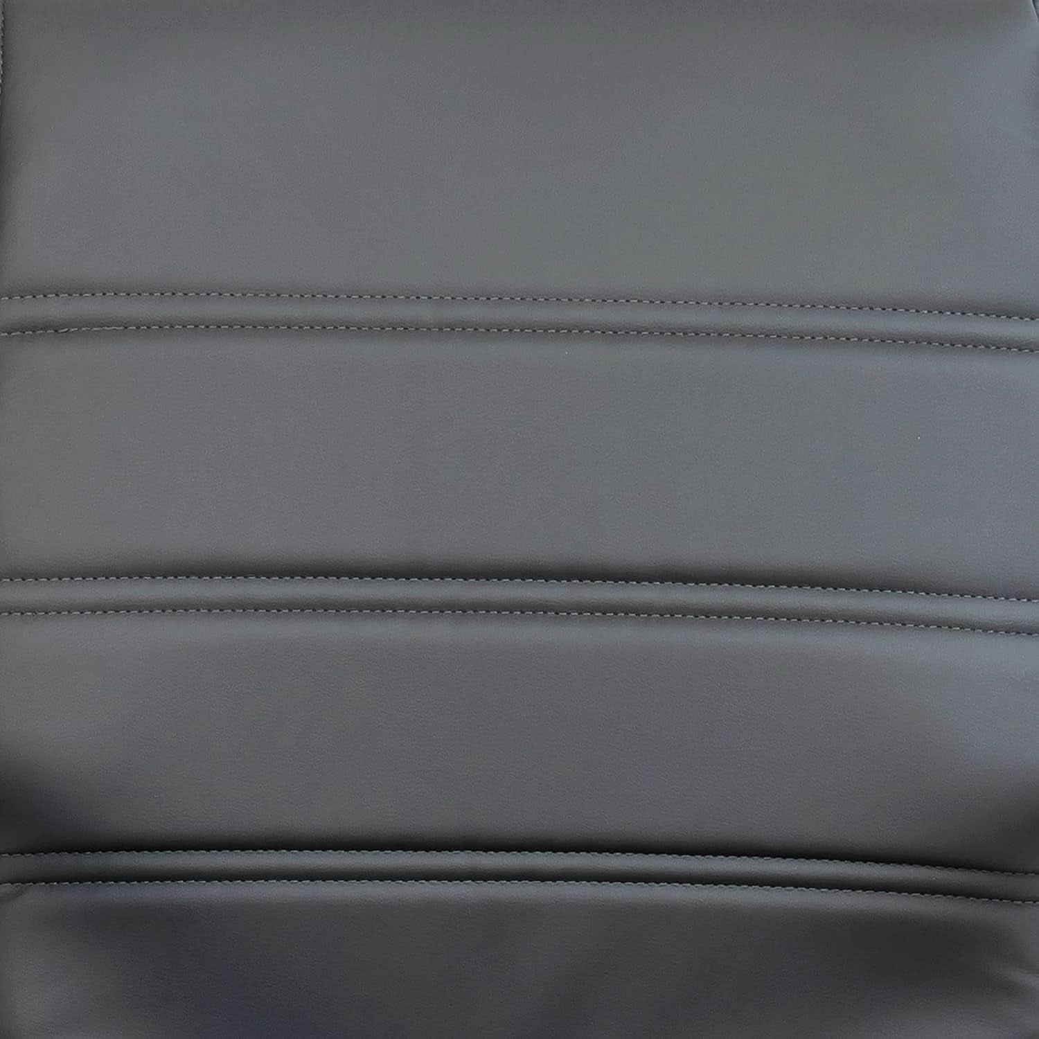 Gray LeatherSoft Office Chair With Swivel Adjustable Height