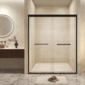 Double Sliding Shower Door - 44-48" W × 72" H