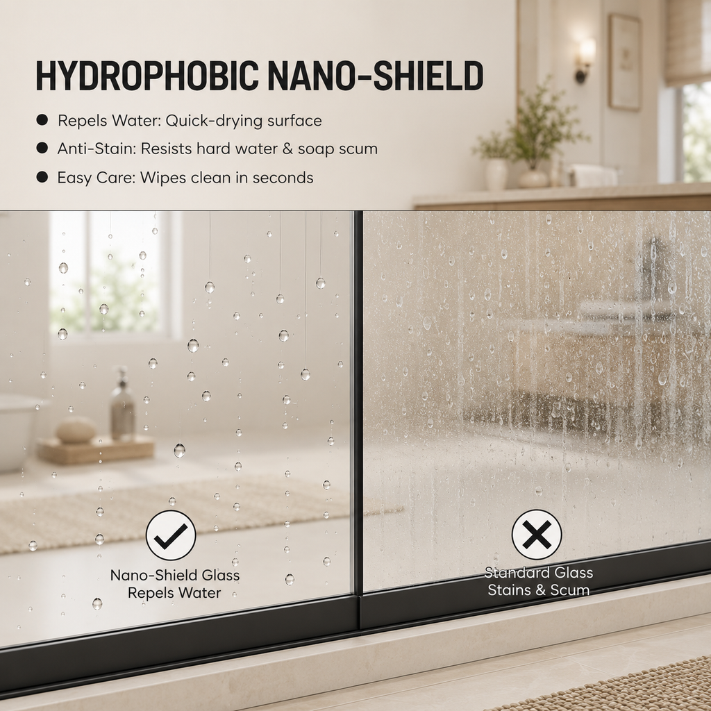Framed Double Sliding Shower Door
