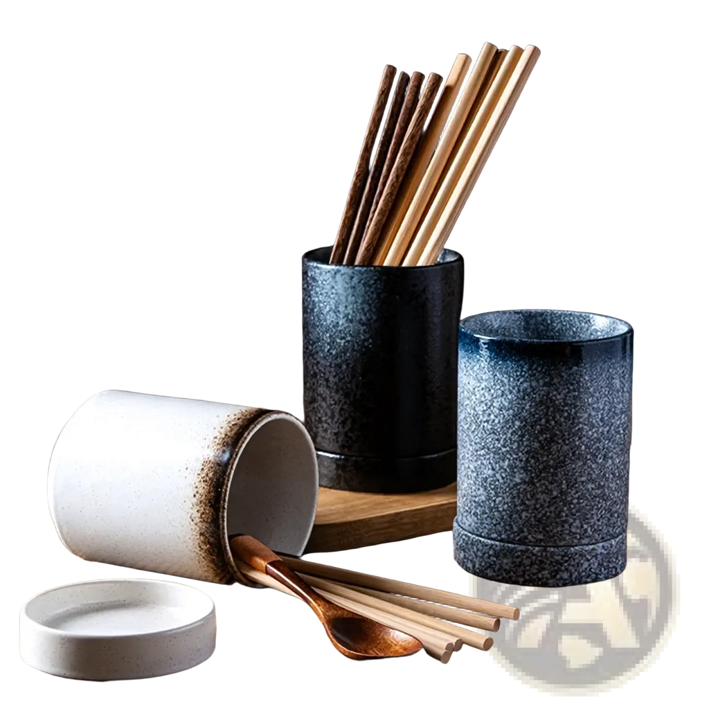 Ceramic Chopstick Holder Storage Rack Kitchen Organizer