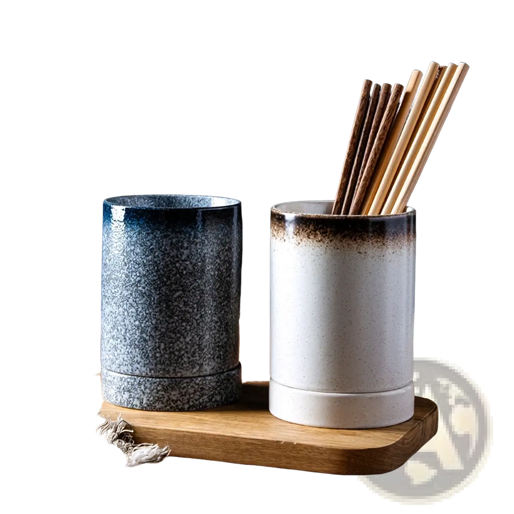 Ceramic Chopstick Holder Storage Rack Kitchen Organizer