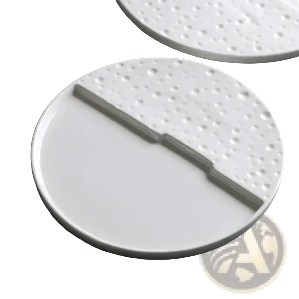 Ceramic Decorative Plate Textured Dinnerware Tray
