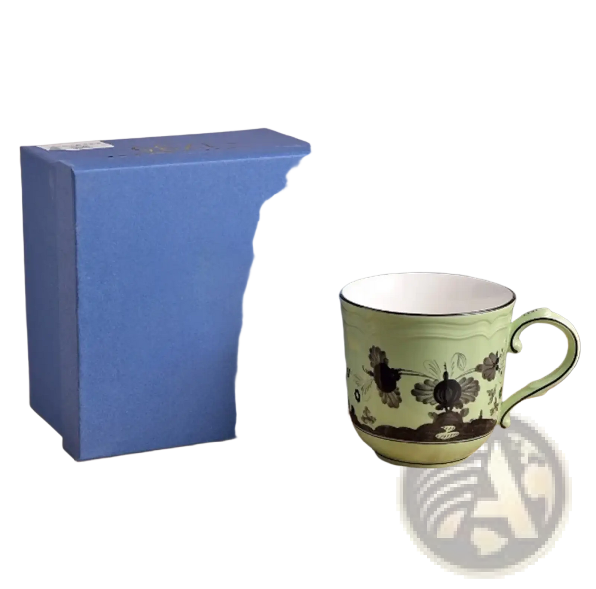 Ceramic Floral Tableware Set Coffee Mug and Teapot