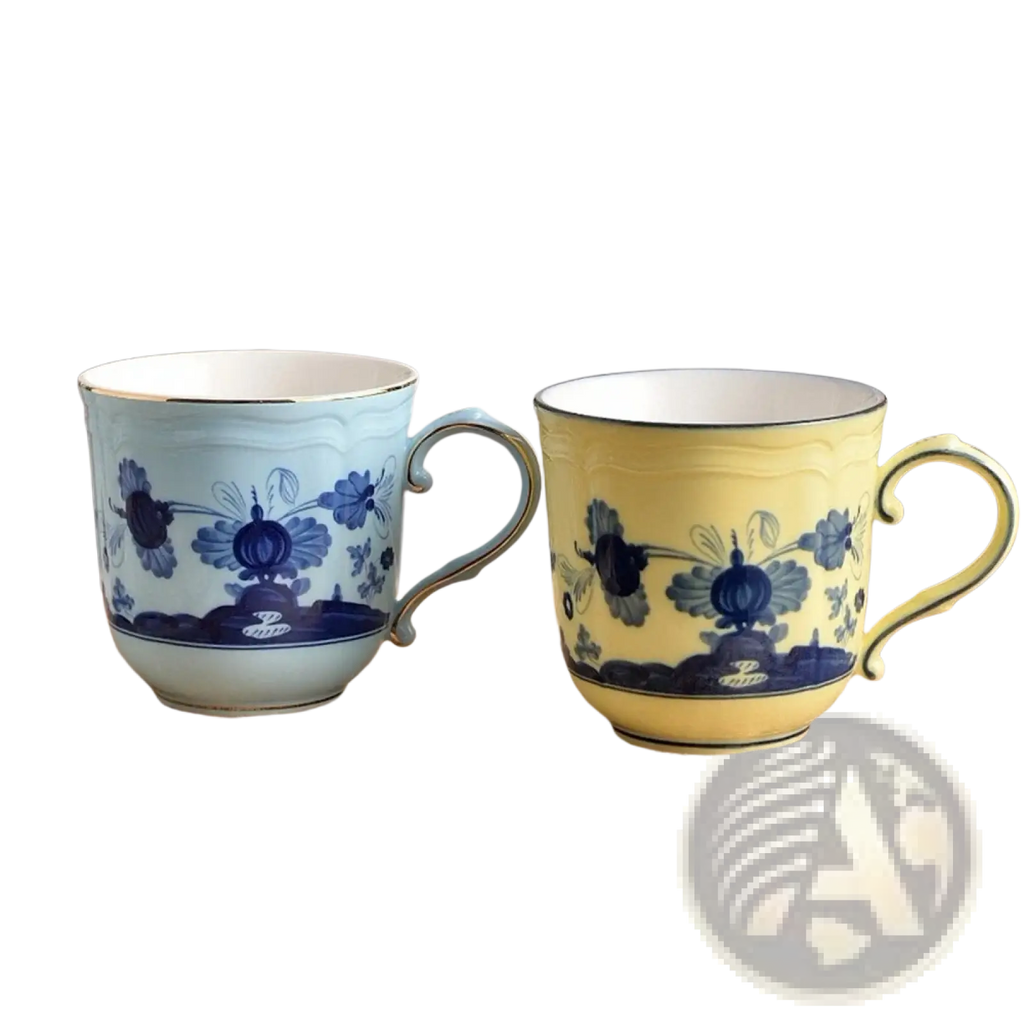Ceramic Floral Tableware Set Coffee Mug and Teapot