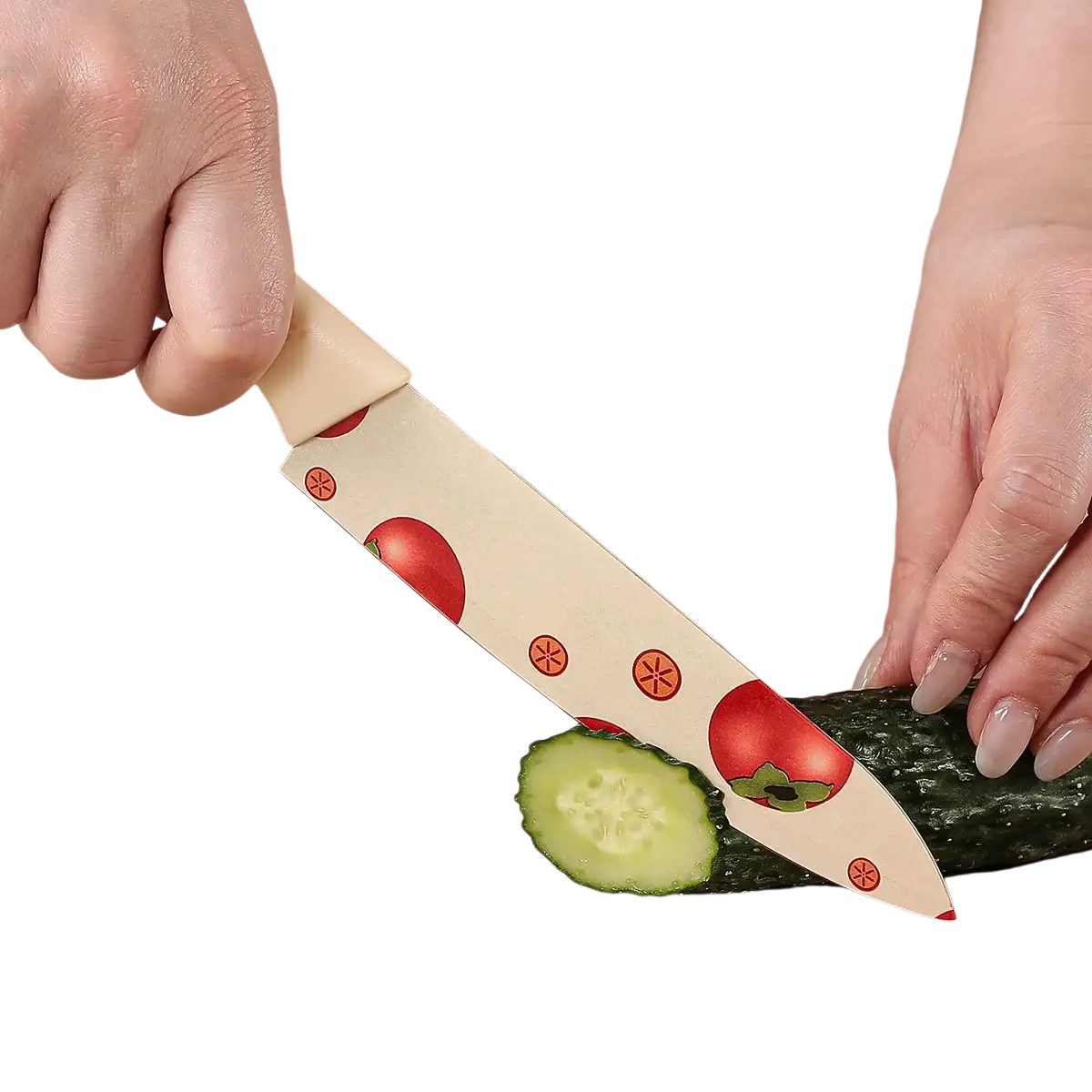 Ceramic Kitchen Knife Set Tomato Pattern