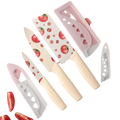 Ceramic Kitchen Knife Set Tomato Pattern