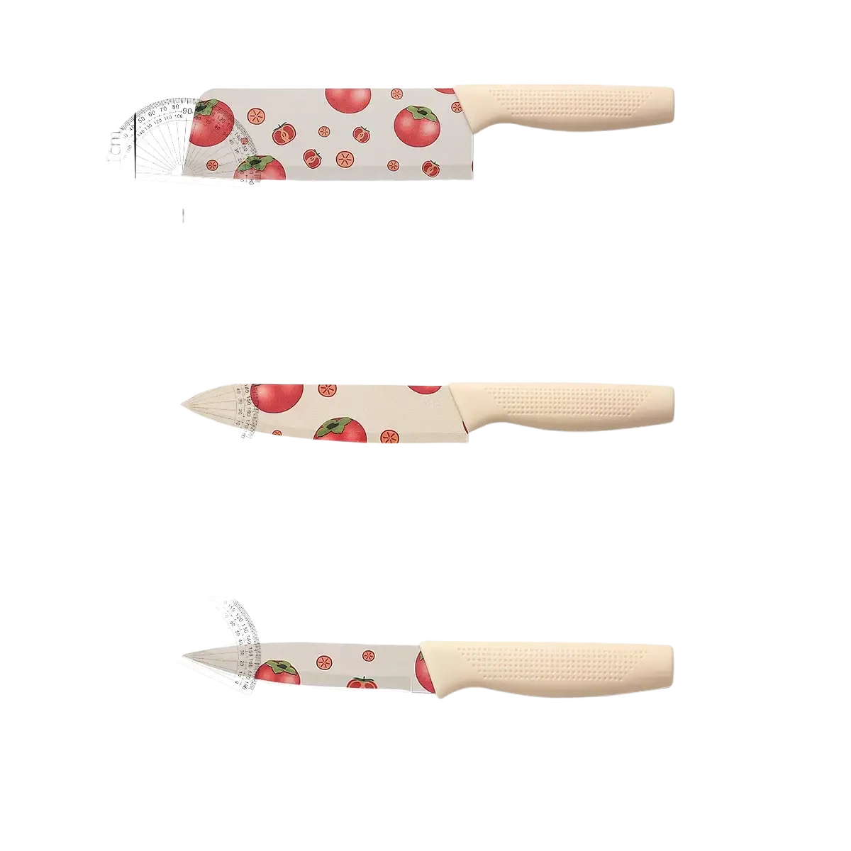 Ceramic Kitchen Knife Set Tomato Pattern