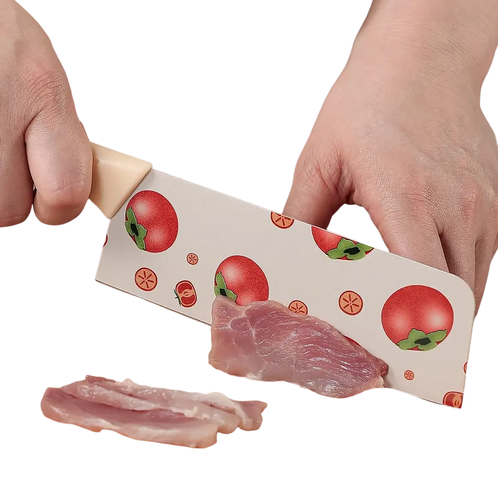 Ceramic Kitchen Knife Set Tomato Pattern