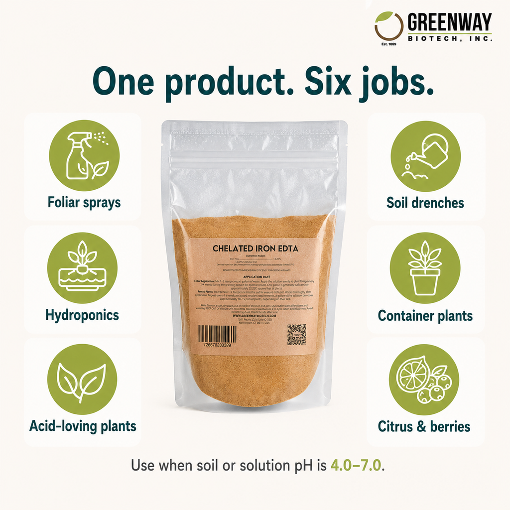 Chelated Iron EDTA Fertilizer