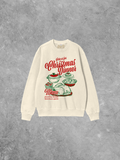 Underground Original Design: Christmas Dinner Boxy Cotton Sweatshirt