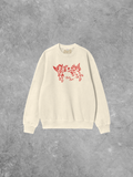 Underground Original Design: Cin Cin Cupid, Valentine's Boxy Cotton Sweatshirt