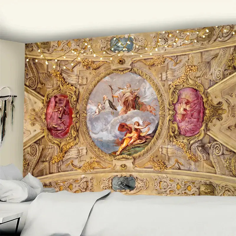 DecorBites™ Boho Printed Tapestry Wall Hanging for Bedroom Decor