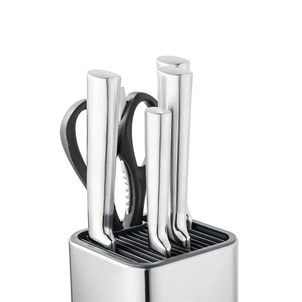 Modern Stainless Steel Universal Knife and Utensil Holder